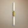 Hudson Valley Pylon 26" High Aged Brass 2-LED Wall Sconce
