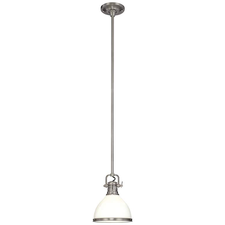 Image 1 Hudson Valley Randolph 10" Wide Aged Brass Dome Mini Pendant
