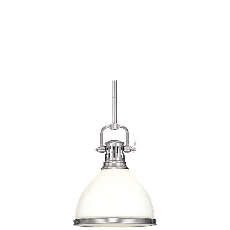 Image 1 Hudson Valley Randolph 10" Wide Plshd Nickel 1 Light Pendant