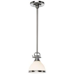Hudson Valley Randolph 7" Wide Satin Nickel 1 Light Pendant