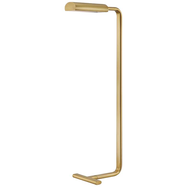 Image 2 Hudson Valley Renwick 47 1/2" Aged Brass LED Floor Lamp