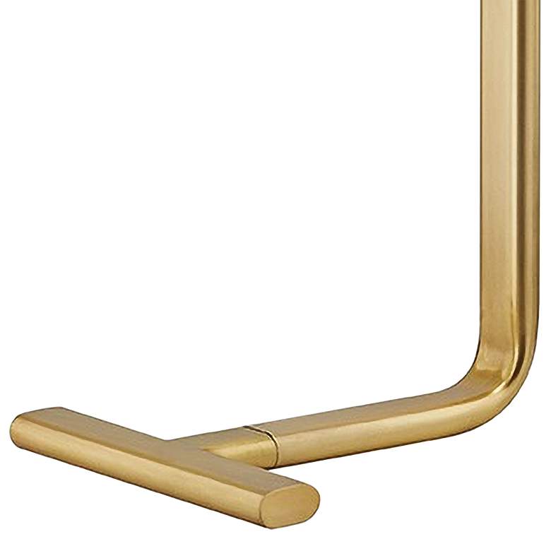 Image 4 Hudson Valley Renwick 47 1/2" Aged Brass LED Floor Lamp more views
