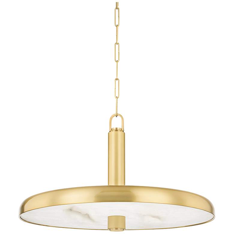 Image 1 Hudson Valley Reynolds 28 In. Steel 1 Light Pendant