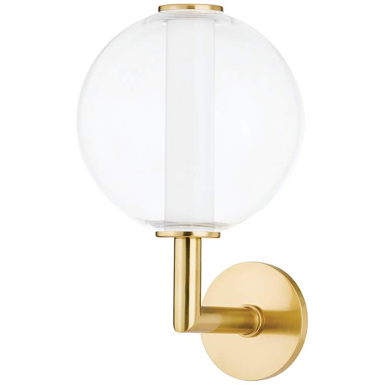 Image 1 Hudson Valley Richford 9 In. Steel 1 Light Wall Sconce