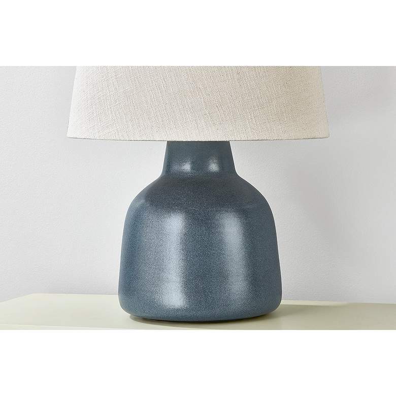 Image 3 Hudson Valley Ridgefield 19" 1 Lt. Aged Brass Table Lamp more views