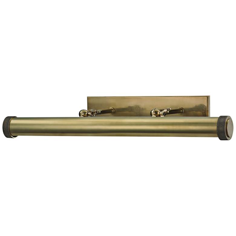 Image 1 Hudson Valley Ridgewood 24 1/2"W Aged Brass Picture Light