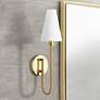 Thumbnail1 of Hudson Valley Ripley 18 3/4" High Aged Brass LED Wall Sconce