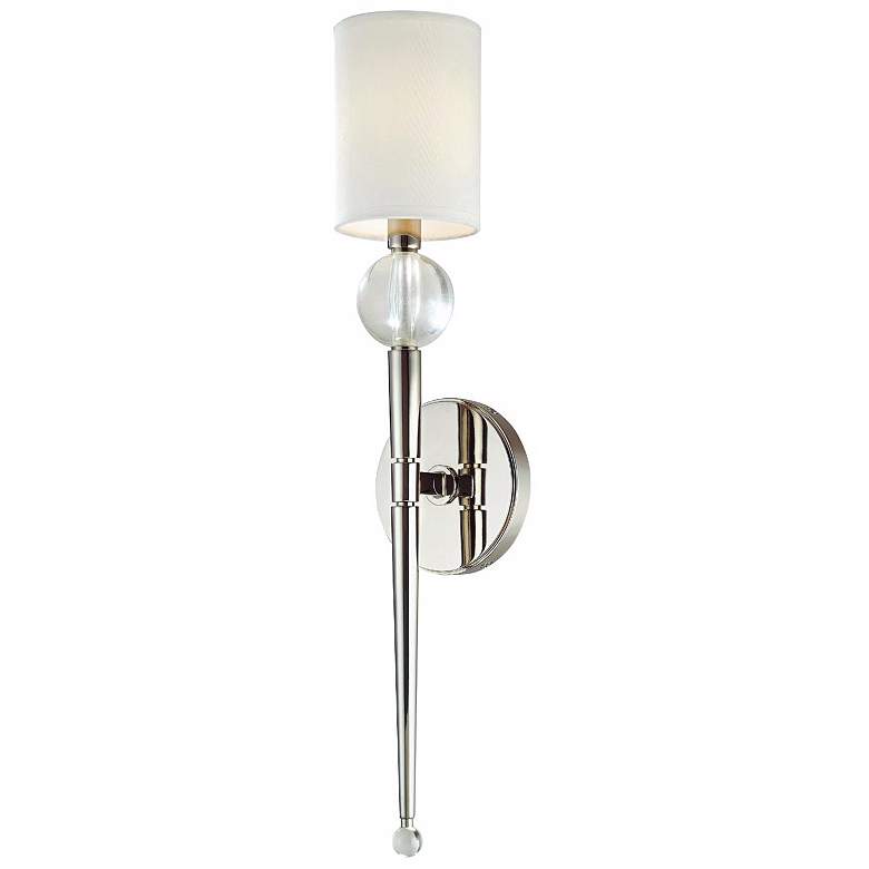Image 2 Hudson Valley Rockland Nickel 20 1/2" High Wall Sconce