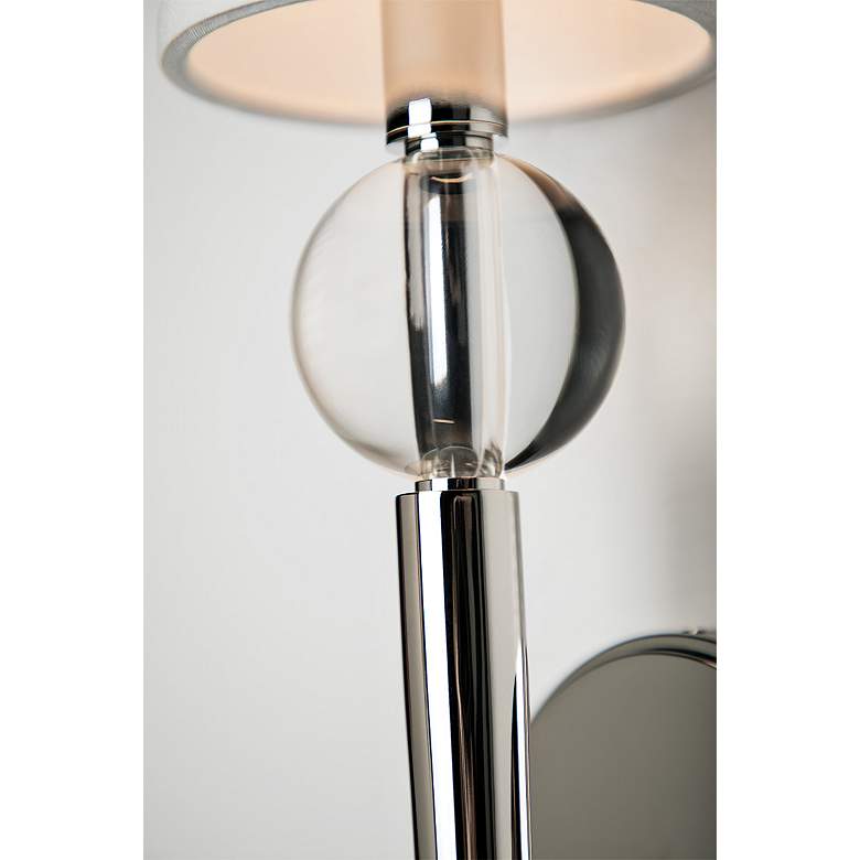 Image 4 Hudson Valley Rockland Nickel 20 1/2" High Wall Sconce more views