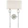 Hudson Valley Rockland Polished Nickel 22 1/4"H Wall Sconce