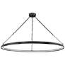 1_Hudson Valley Rosendale 56" Wide Modern Old Bronze LED Ring Chandelier