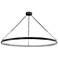 Hudson Valley Rosendale 56" Wide Modern Old Bronze LED Ring Chandelier