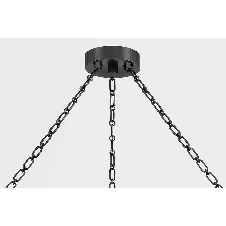 Image 4 Hudson Valley Rosendale 56"W Old Bronze LED Ring Chandelier more views