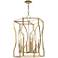Hudson Valley Roswell 23" Wide Aged Brass Pendant Light