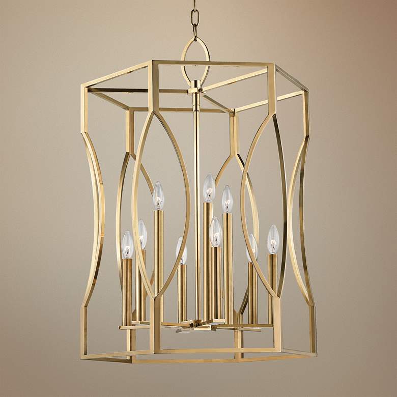 Image 1 Hudson Valley Roswell 23" Wide Aged Brass Pendant Light