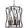 Hudson Valley Roswell 23" Wide Old Bronze Pendant Light