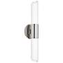 Hudson Valley Rowe 20 1/4"H Nickel 2-Light LED Wall Sconce
