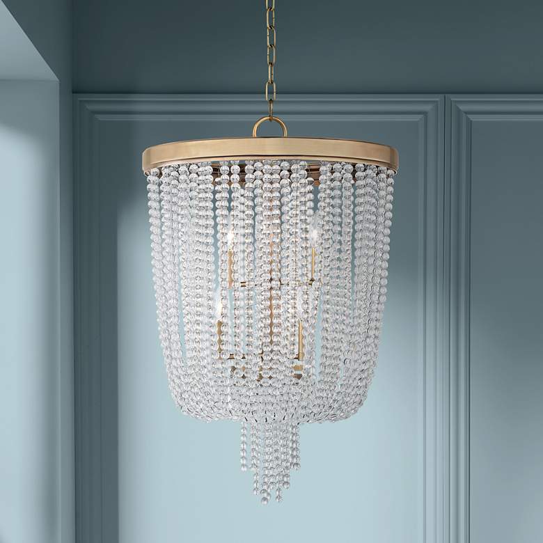 Image 1 Hudson Valley Royalton 18 1/4" Wide Brass Pendant Light