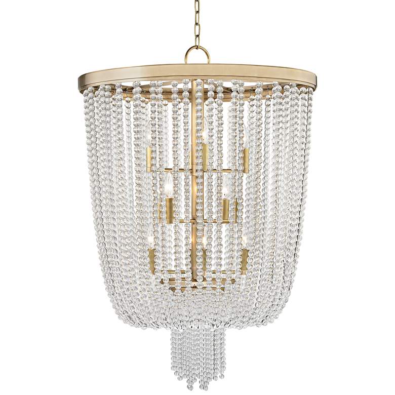 Image 2 Hudson Valley Royalton 26" Wide Aged Brass Pendant Light