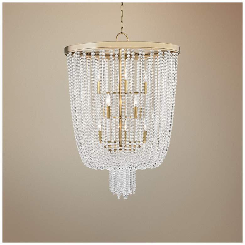 Image 1 Hudson Valley Royalton 26" Wide Aged Brass Pendant Light