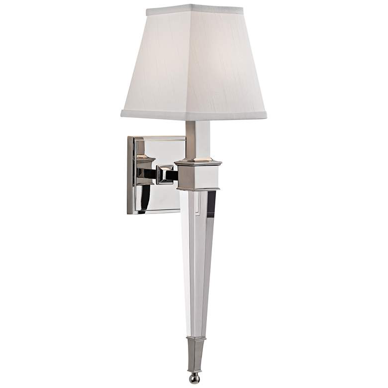 Image 2 Hudson Valley Ruskin 20 1/2"H Polished Nickel Wall Sconce
