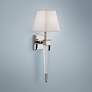 Hudson Valley Ruskin 20 1/2"H Polished Nickel Wall Sconce