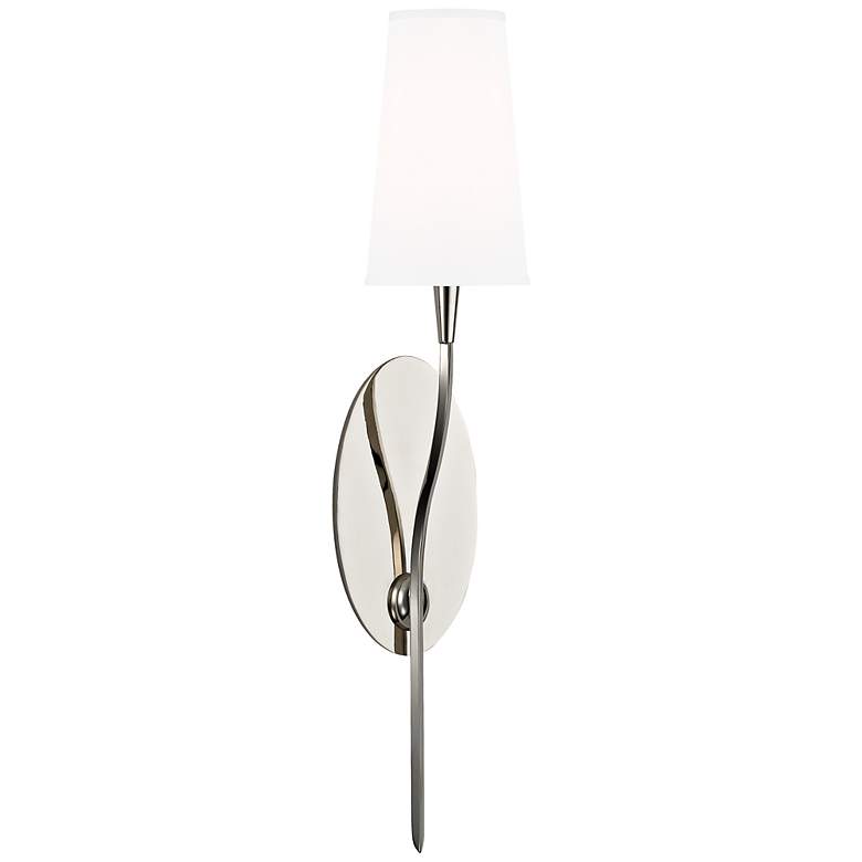 Image 2 Hudson Valley Rutland 25 1/2 inch High Nickel Wall Sconce