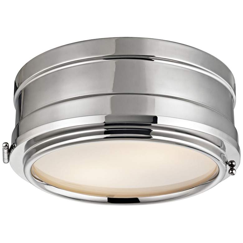 Image 1 Hudson Valley Rye 11" Wide Polished Nickel Ceiling Light