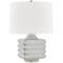 Hudson Valley Sag Harbor Gray Ceramic Accent Table Lamp