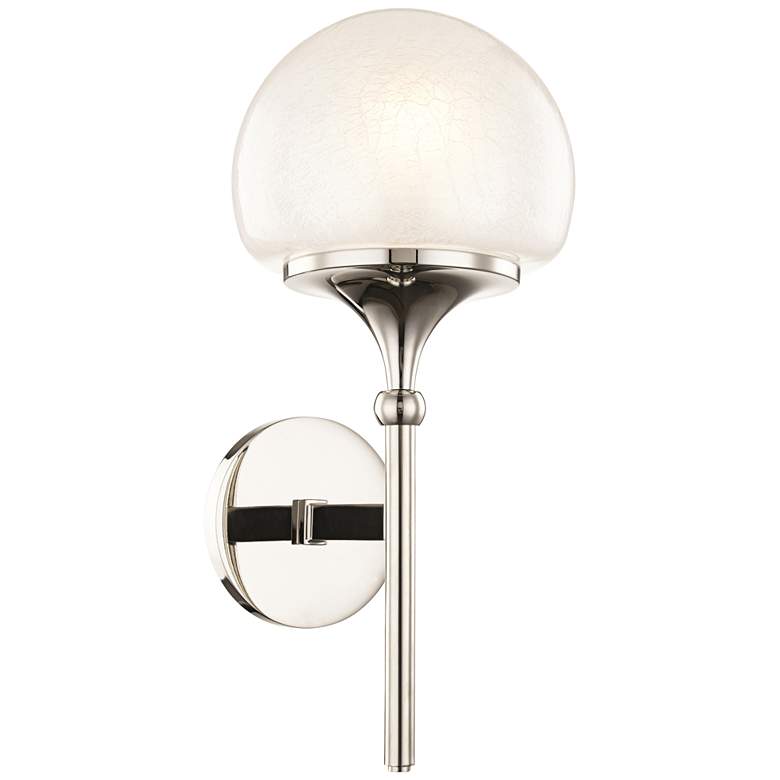 Image 1 Hudson Valley Salem 15 3/4 inch High Polished Nickel Wall Sconce