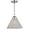 Hudson Valley Sanderson 11"W Polished Nickel Mini Pendant