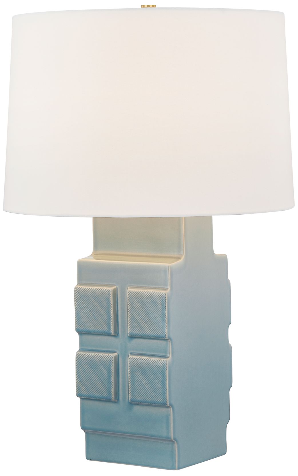 Image 2 Hudson Valley Sarai Table Lamp 19 Inch In Aged Brass more views