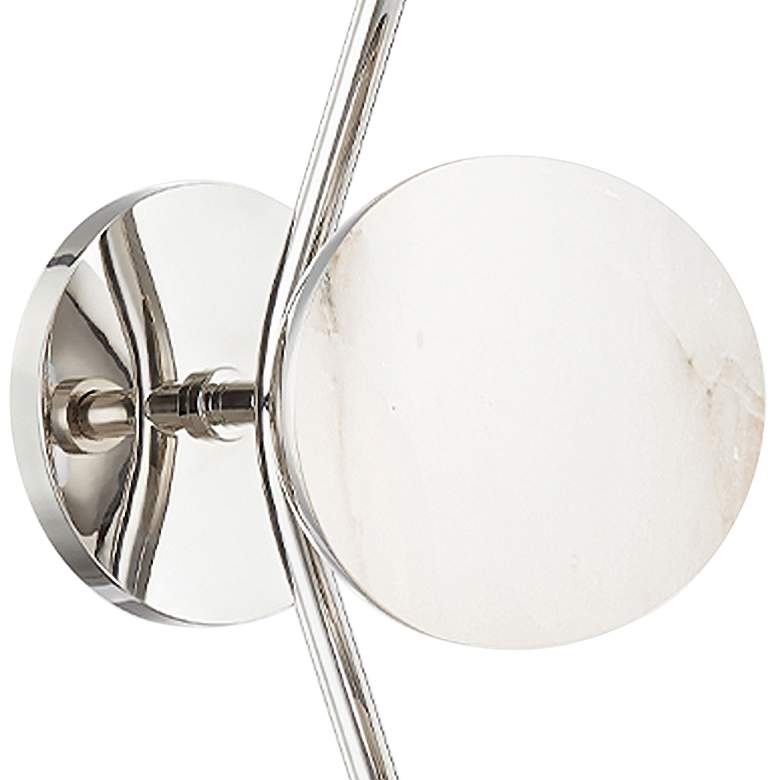 Image 3 Hudson Valley Saratoga 22" High Polished Nickel LED Wall Sconce more views