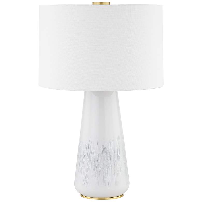 Image 1 Hudson Valley Saugerties 16.75 In. Ceramic 1 Light Table Lamp