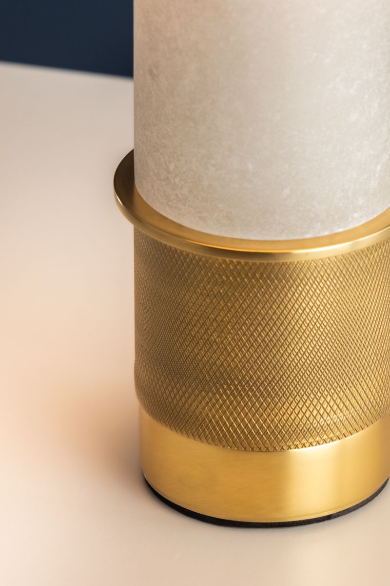 Hudson Valley Sefton Rechargeable Table Lamp 6.25 Inch In Aged Brass