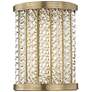 Hudson Valley Shelby 8 1/2" High Aged Brass LED Wall Sconce