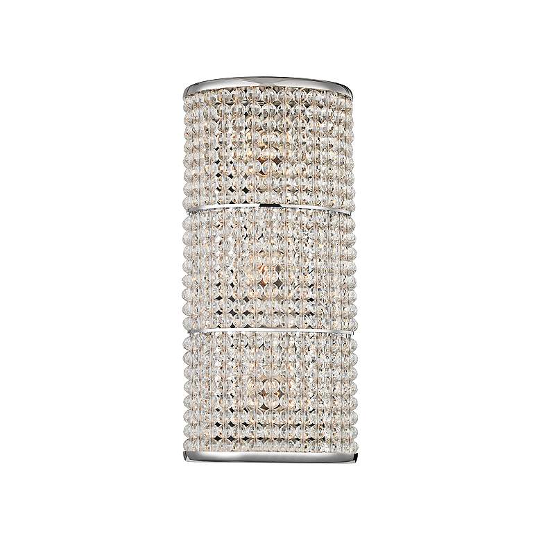 Image 1 Hudson Valley Sherrill 14 3/4"H Polished Nickel Sconce