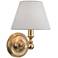 Hudson Valley Sidney 9 3/4" High Aged Brass Wall Sconce