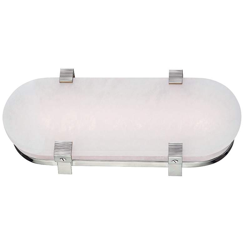 Image 2 Hudson Valley Skylar 13 3/4" High Nickel LED Wall Sconce more views