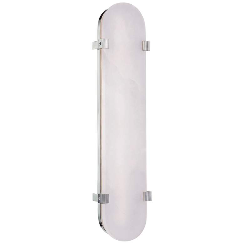 Image 1 Hudson Valley Skylar 24 3/4 inch High Nickel LED Wall Sconce