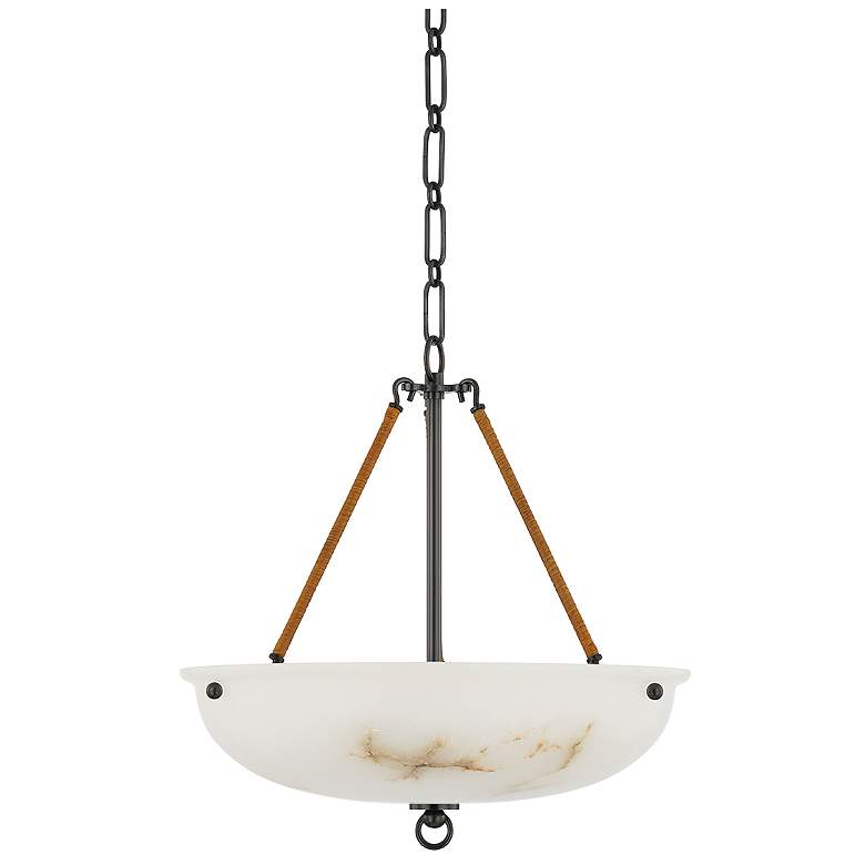 Image 1 Hudson Valley Somerset 16 In. Brass 3 Light Pendant