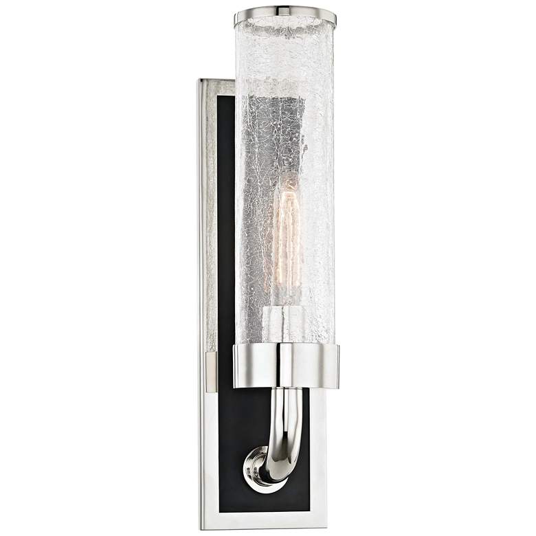 Image 1 Hudson Valley Soriano 16 3/4"H Polished Nickel Wall Sconce