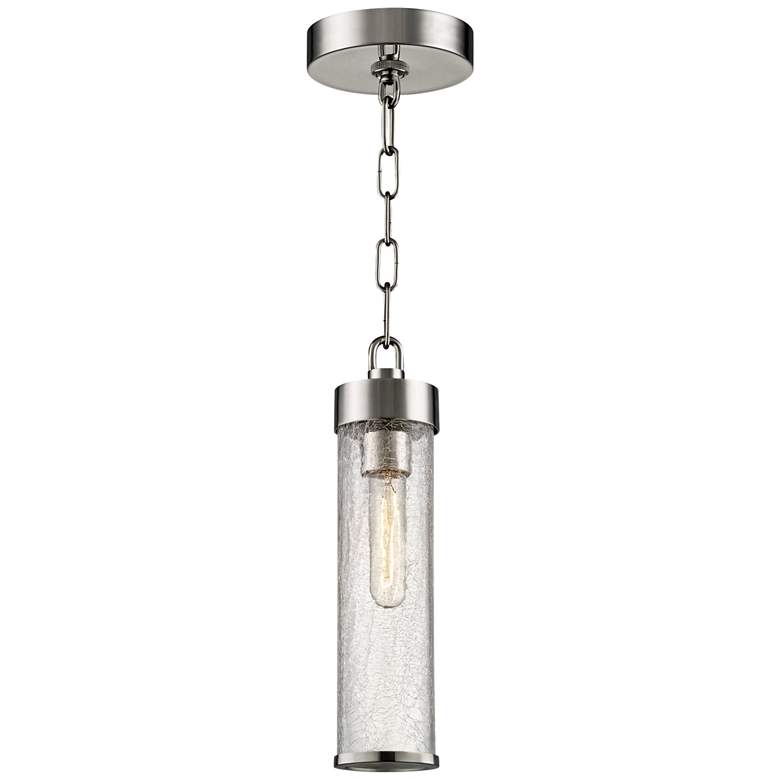 Image 1 Hudson Valley Soriano 3 1/2"W Polished Nickel Mini Pendant