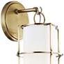 Hudson Valley Sovereign 16" High Aged Brass LED Wall Sconce