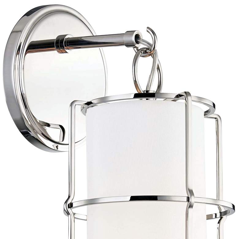 Image 2 Hudson Valley Sovereign 16"H Polished Nickel LED Wall Sconce more views