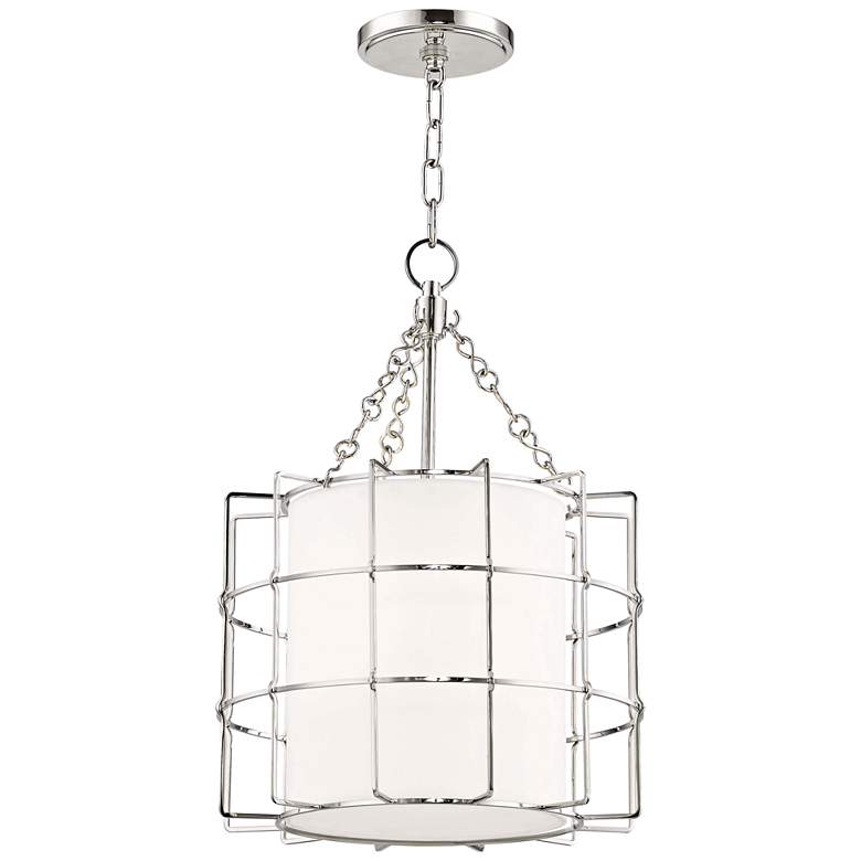 Image 1 Hudson Valley Sovereign 16"W Polished Nickel Pendant Light
