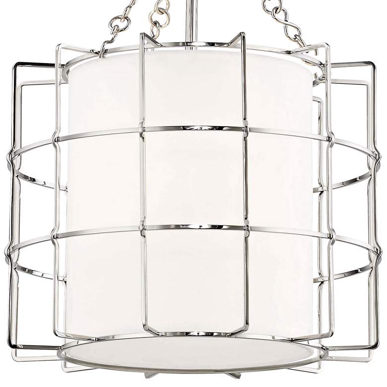 Hudson Valley Sovereign 16&quot;W Polished Nickel Pendant Light more views