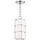 Hudson Valley Sovereign 7" Wide Polished Nickel Mini Pendant