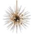 Hudson Valley Sparta 32" Wide 12-Light Aged Brass Chandelier