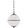 Hudson Valley Sphere No. 3 13" Wide Distressed Bronze Pendant Light